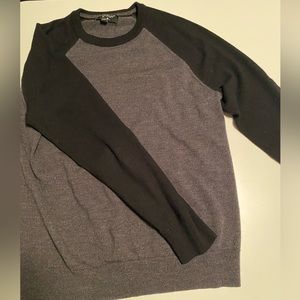 Banana Republic Italian Merino Wool Baseball Sweater